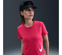 Nike Tempo Swoosh Run Parte de arriba de running de manga corta Dri-FIT - Mujer - Rosa XS (EU 32-34)