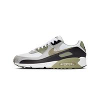 Nike Tenis Air Max 90 para hombre, Blanco/salvia plateada/piedra pómez clara, 9