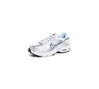 Nike Tenis Air Max Moto 2K para mujer, Blanco/Azul Hidrógeno/Plateado, 7