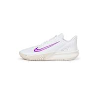 Nike Tenis de Baloncesto Unisex Precision 7 para Adultos, Blanco/Morado Vivo/Marrón Orewood Claro, 12 Women/10.5 Men