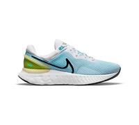 Nike Tenis de Correr React Miler 3 para Hombre, Blanco Negro Cloro Azul Vivid Sulphur, 44.5 EU