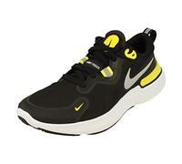 NIKE Tenis de Correr React Miler para Hombre, Negro Metálico Plata 009, 43 EU