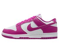 Nike Tenis Dunk Low Next Nature para mujer, Blanco/fucsia intenso, 40.5 EU