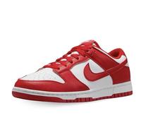 Nike Tenis Dunk Low Next Nature para mujer, Blanco/Rojo/Blanco, 39 EU