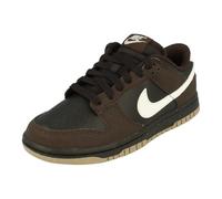 Nike Tenis Dunk Low para Mujer, Negro/Blanco Summit/Marrón Terciopelo, 39 EU