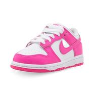Nike Tenis Dunk Low para niños, Fucsia láser/blanco/fucsia láser, 7 Big Kid