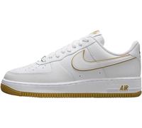 Nike Tenis unisex Air Force 1 '07' de caña baja para adultos, Blanco/Blanco-bronzina, 45 EU
