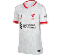 Nike Tercera Equipación Stadium Liverpool FC 2024/25 Camiseta De Fútbol Replica Dri-Fit - Niño/A, White/Pure Platinum/Black/Global Red, FQ2253-101, L