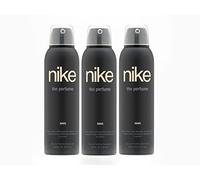 NIKE - The Perfume Man Pack de 3 x 200 ml, Desodorante Hombre Spray, Desodorante Antimanchas para Todo Tipo de Piel, 0% Sales de Aluminio, de Larga Duración, Fragancia Aromática Amaderada