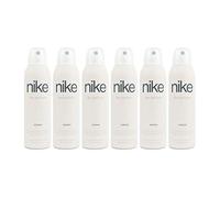NIKE - The Perfume Woman Pack de 6 x 200 ml, Desodorante Mujer Spray, Desodorante Antimanchas para Todo Tipo de Piel, 0% Sales de Aluminio, de Larga Duración, Fragancia Oriental Vainilla