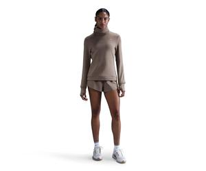 NIKE Therma-Fit Swift Camiseta De Running con Cuello Alto - Mujer, Mink Brown/Reflective Silv, FB5306-214, XL