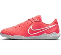 Nike Tiempo Legend 10 Club Botas de fútbol Sala de Perfil bajo, Soccer Shoe Hombre, Hot Lava/White, 40.5 EU