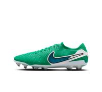 Nike Tiempo Legend 10 Elite Botas de fútbol de perfil bajo para terreno firme - Verde 37.5