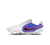 Nike Tiempo Ligera Pro Botas de fútbol de perfil bajo para terreno firme - Blanco 40.5