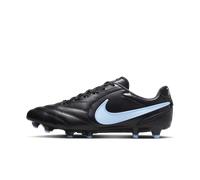 Nike Tiempo Ligera Pro Botas de fútbol de perfil bajo para terreno firme - Negro 45
