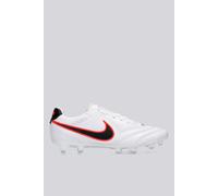 Nike - Bota de fútbol Tiempo Ligera Pro FG, Unisex, White-Black-Brt Crimso, 6,5 USA