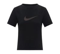 Nike - Top de manga corta con logo burnout ajustado - Sport - Mujer - Negro - XS -