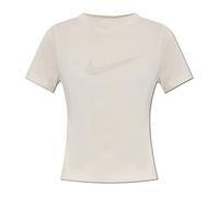 Nike - Top de manga corta con logo burnout ajustado - Sport - Mujer - Rosa - S -
