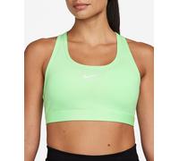 Nike Top de mujer Swoosh Medium Support Nike. Verde claro L