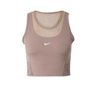NIKE Top deportivo brocado / blanco L brocado / blanco