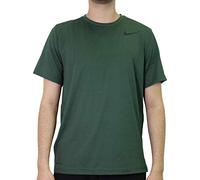 Nike Top SS HPR Dry T-Shirts Camiseta para Hombre, Sequoia/Galactic Jade/HTR/Black, Small