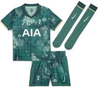 Nike Tottenham Hotspur Stadium Third FQ2271-380 - Conjunto de camiseta de fútbol de tres piezas (bebés y niños pequeños), color verde y blanco