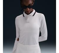 Nike Tour Polo de golf de manga larga con protección UV Dri-FIT - Mujer - Blanco XL (EU 48-50)