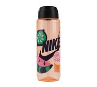 Nike TR Renew Recharge Straw Bottle 24oz 709 ml Botella Deportiva Entrenamiento Fitness Coral/Negro/Midnight Navy/Midnight Navy