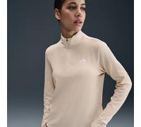 Nike Trail Capa intermedia de running Dri-FIT con cremallera de 1/4 - Mujer - Blanco L (EU 44-46)