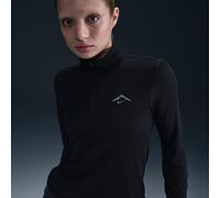 Nike Trail Capa intermedia de running Dri-FIT con cremallera de 1/4 - Mujer - Negro XXL (EU 52-54)