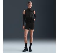 Nike Trail Pantalón corto de running tipo malla con talle alto Dri-FIT de 10 cm - Mujer - Negro L (EU 44-46)