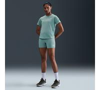 Nike Trail Pantalón corto de running tipo malla con talle alto Dri-FIT de 10 cm - Mujer - Verde L (EU 44-46)