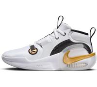 Nike Tres Cuartos De Alto Air Zoom Crossover 2 (GS), White/Metallic Gold-Black-Tint, FB2689-100, 5Y