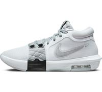 Nike Tres Cuartos De Alto Lebron Witness VIII, White/Black-Lt Smoke Grey, FB2239-100, 4.5
