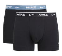 NIKE Trunk 2pk Ropa Interior, Negro-Smokey Blue WB/Black, XL para Hombre