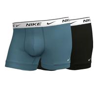 NIKE Trunk 2pk Ropa Interior, Smokey Blue/Black-White WB, S para Hombre