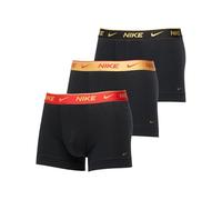 Nike Underwear Trunk 3P Cotton M Negro