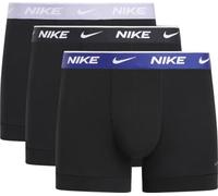 Nike Trunk 3PK - Ropa Interior Blk-Hydrangeas/Deep Night/Black, XL para Hombre