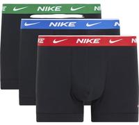 NIKE Trunk 3PK Ropa Interior, Blk-STDM Grn/GME Royal/Uni Red WB, L Hombre