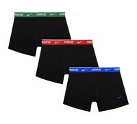 Nike Trunk 3PK Ropa Interior, Blk-STDM Grn/GME Royal/Uni Red WB, XL Hombre