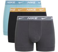NIKE Trunk 3pk Ropa Interior, DM TRQ/Blk-STN Gold WB/An Move WB, M para Hombre