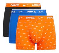 NIKE Trunk 3pk Ropa Interior, S Or SSH Print/Gme Ryal/Blk-Sowb, L para Hombre