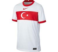 Nike Tur BRT Stadium Home Fan-Trikot, Unisex Adulto, White/Sport Red/Sport Red, 140
