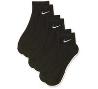 Nike U NK Everyday Cush Ankle 3Pr Calcetines, Hombre, Black/White, S
