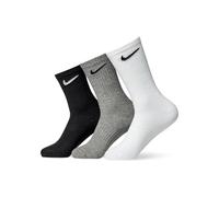 Nike Everyday Cushioned Crew Calcetines de entrenamiento para hombre, 6 pares, -901 gris/blanco/negro., 38-42