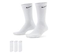 Calcetines de tenis Nike Everyday Cotton Cushioned Crew 3P - white/black 46-50