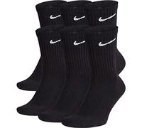 Calcetines de tenis Nike Everyday Cotton Cushioned Crew 6P- black/whtie 38-42