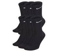 Calcetines de tenis Nike Everyday Cotton Cushioned Crew 6P- black/whtie 38-42