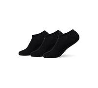Nike Everyday Cushioned Calcetines cortos de entrenamiento (3 pares) - Negro 46-50