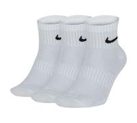 Nike Calcetines de entrenamiento Everyday Lightweight hasta el tobillo 3 pares Blanco 42-46